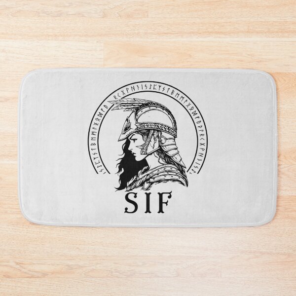 Item preview, Sif Viking Goddess of Norse Mythology with runes designed and sold by Lady-Frost.