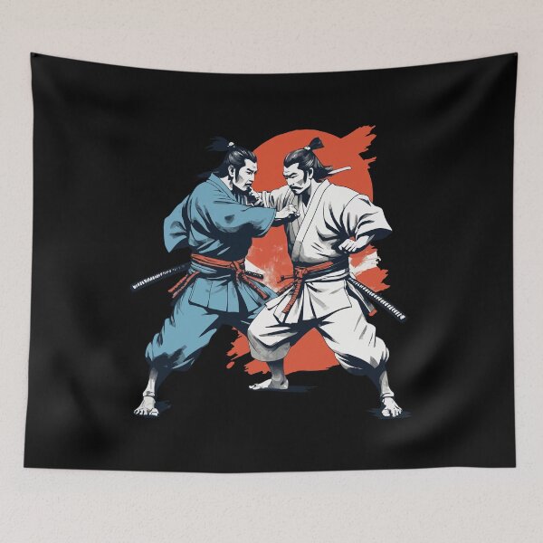 Item preview, Samurai Image Retro Samurai Ukiyo-E Vintage Design designed and sold by LuminOrb.