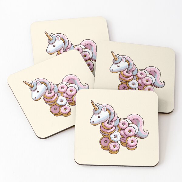 Item preview, Unicorn Doughnut: Sugary Horned Creature designed and sold by zzz888.