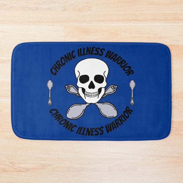 Item preview, Chronic illness warrior skull and spoons  designed and sold by CaitlynConnor.