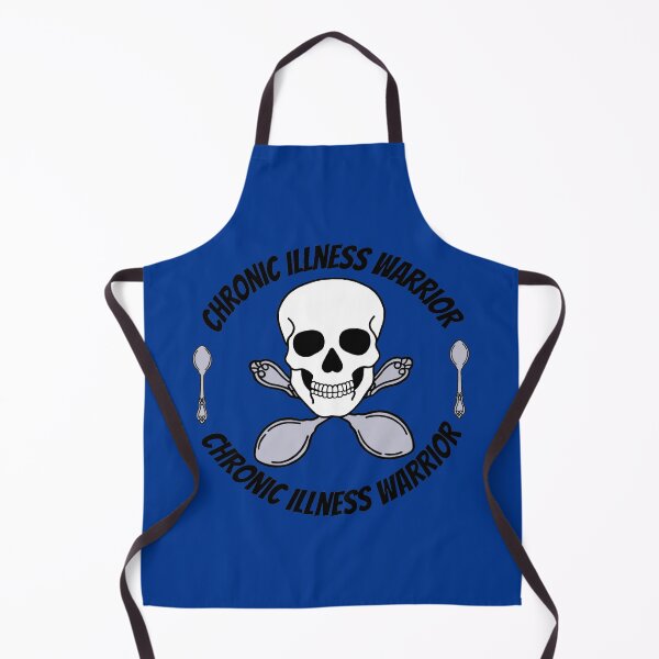 Item preview, Chronic illness warrior skull and spoons designed and sold by CaitlynConnor.