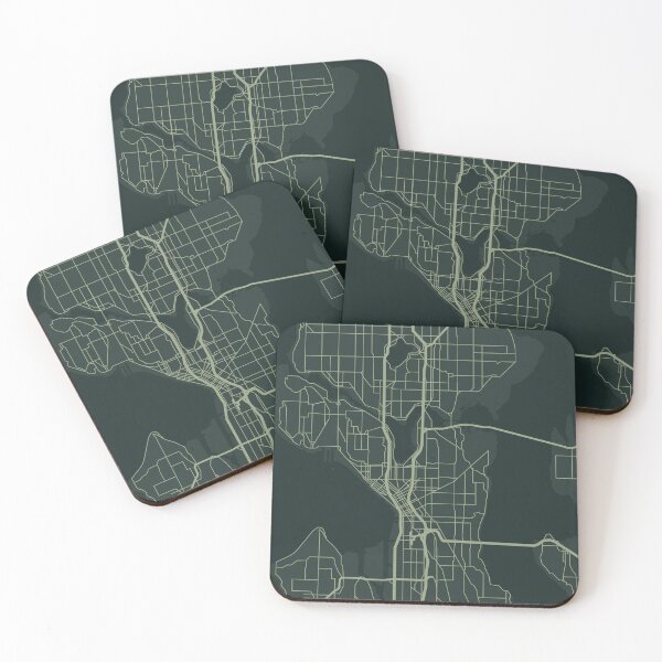 Item preview, Seattle Map Art - Green designed and sold by Elizabeth Dowling.