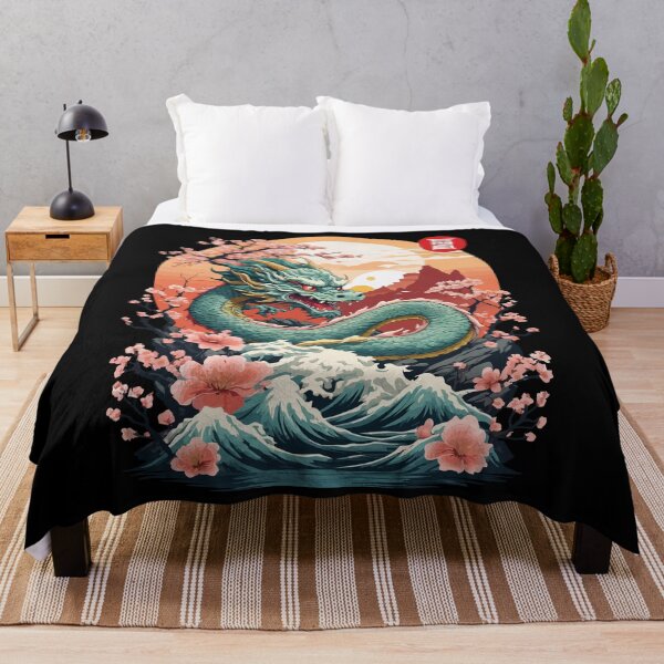 Item preview, Japanese Dragon Tattoo Aesthetic Streetwear designed and sold by LuminOrb.