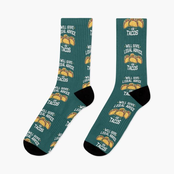 Item preview, will give legal advice for tacos designed and sold by Verycutethings.