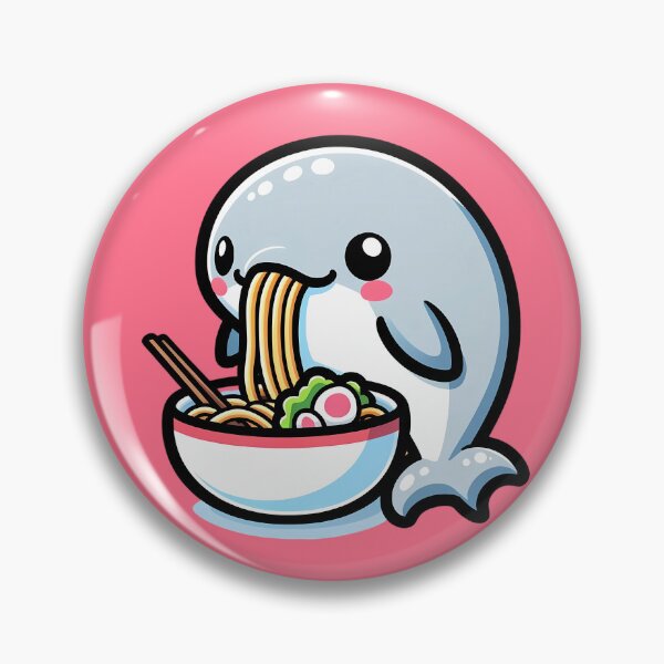 Artikelvorschau, Kawaii süßer Blauwal, der Ramen isst entworfen und verkauft von PeelZinc.