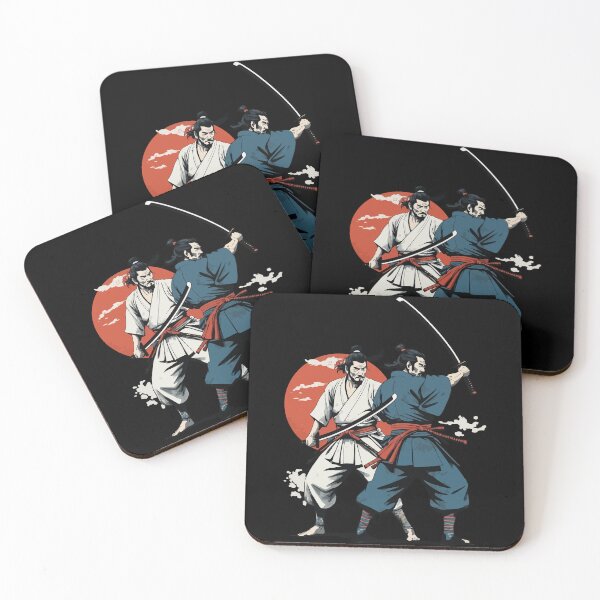 Item preview, Samurai picture Ukiyo-E retro vintage design designed and sold by LuminOrb.