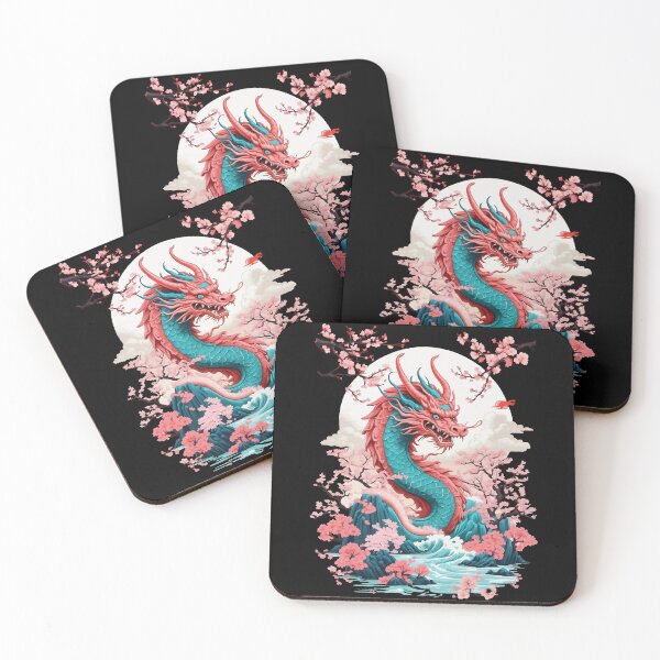 Item preview, Japanese Dragon Aesthetic Streetwear Design designed and sold by LuminOrb.