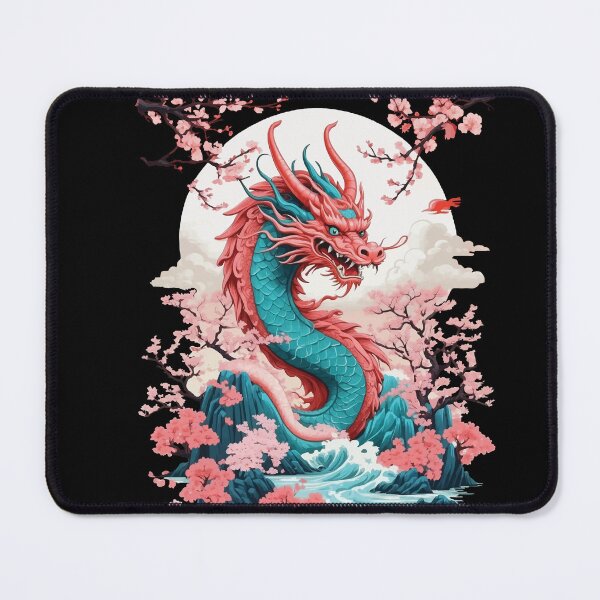 Item preview, Japanese Dragon Aesthetic Streetwear Design designed and sold by LuminOrb.