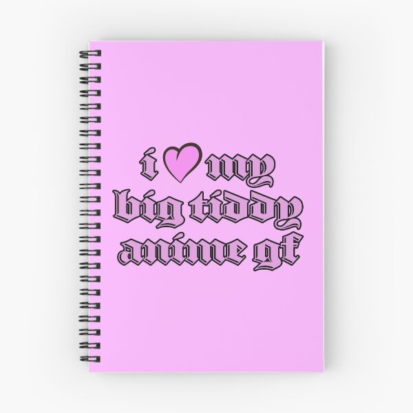Item preview, i Love My Big Tiddy Anime GF meme shitpost bbygirl senpai waifu goth emo heart design designed and sold by morgan138.