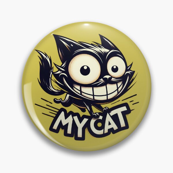 Item preview, My Cat's Grinning Antics: Playful Whiskered Mirth designed and sold by Kwanbaba21.