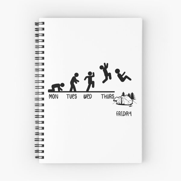 Item preview, Monday Tuesday Wednesday Thursday Friday camping funny designed and sold by Luckyart5.