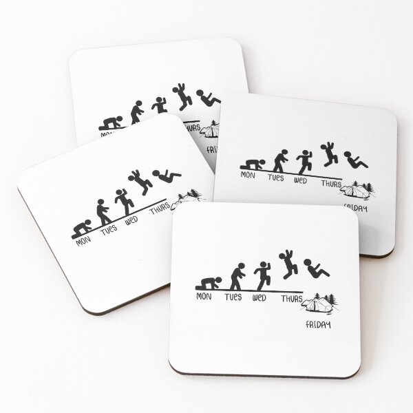 Item preview, Monday Tuesday Wednesday Thursday Friday camping funny designed and sold by Luckyart5.