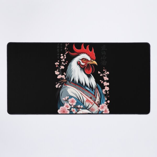 Item preview, Samurai image retro design rooster martial arts designed and sold by LuminOrb.