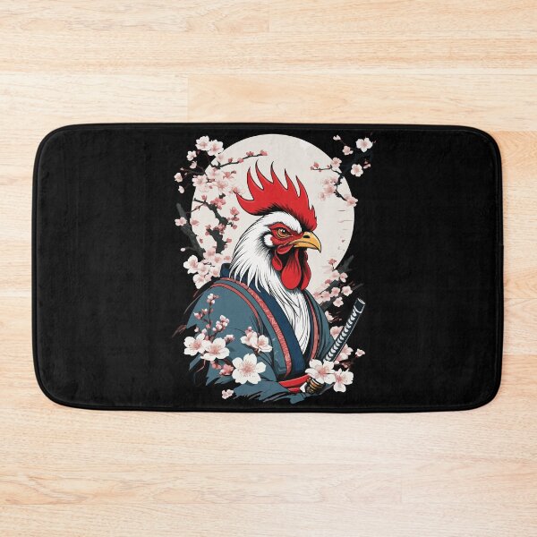 Item preview, Vintage Rooster Samurai Ukiyo-E Style Design designed and sold by LuminOrb.