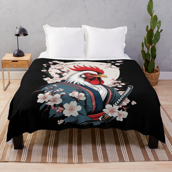 Item preview, Vintage Rooster Samurai Ukiyo-E Style Design designed and sold by LuminOrb.