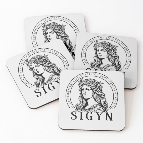 Item preview,  Sigyn Viking Goddess of Norse Mythology with runes designed and sold by Lady-Frost.