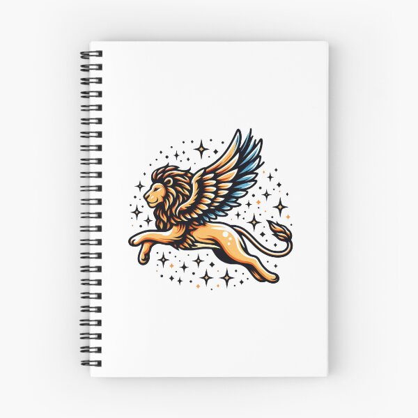 Item preview, Flying lion in the starry sky designed and sold by murad2020.