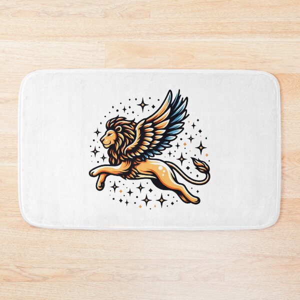 Item preview, Flying lion in the starry sky designed and sold by murad2020.