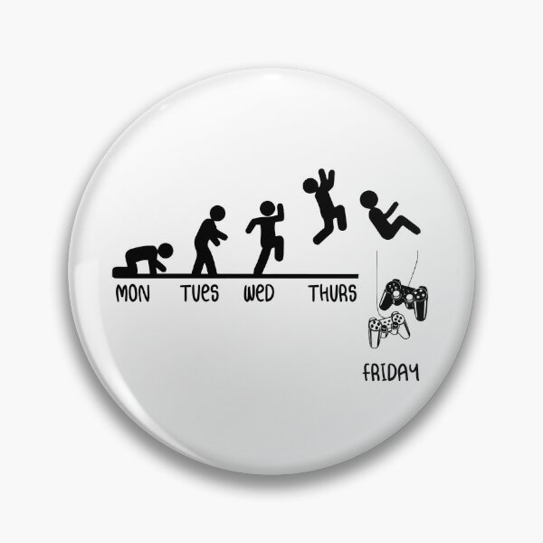 Item preview, funny Gamer Routine Monday Tuesday Wednesday Thursday Friday designed and sold by Luckyart5.