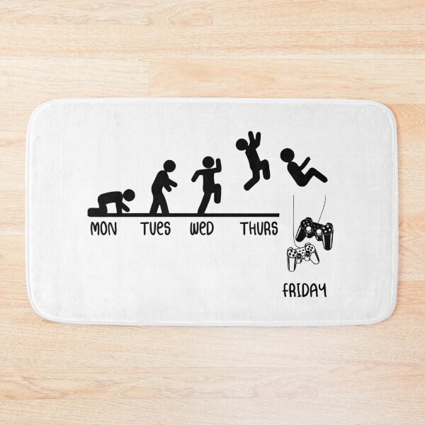 Item preview, funny Gamer Routine Monday Tuesday Wednesday Thursday Friday designed and sold by Luckyart5.
