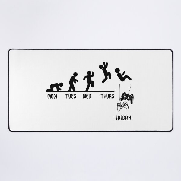 Item preview, funny Gamer Routine Monday Tuesday Wednesday Thursday Friday designed and sold by Luckyart5.