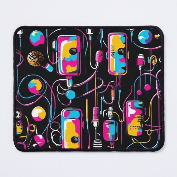 Item preview, Disco Music Graffiti Pattern designed and sold by Uday24.
