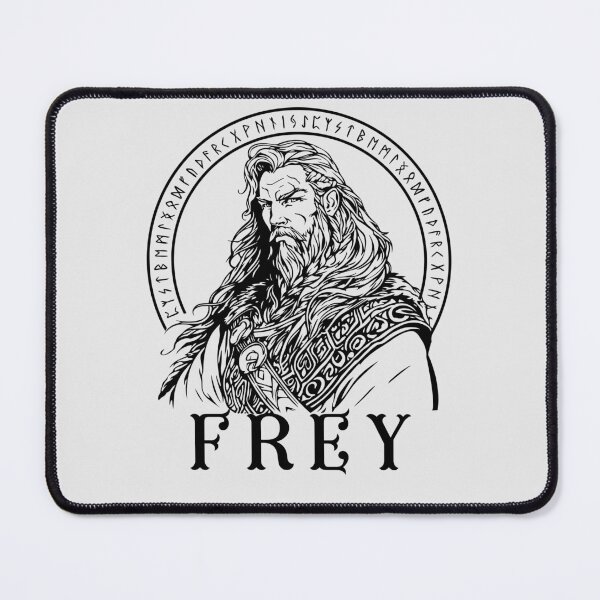 Item preview, Frey Viking God of Norse Mythology and runes designed and sold by Lady-Frost.