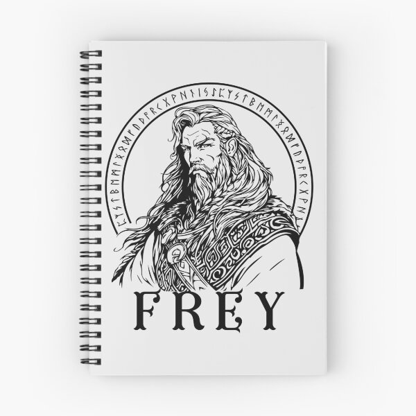 Item preview, Frey Viking God of Norse Mythology and runes designed and sold by Lady-Frost.