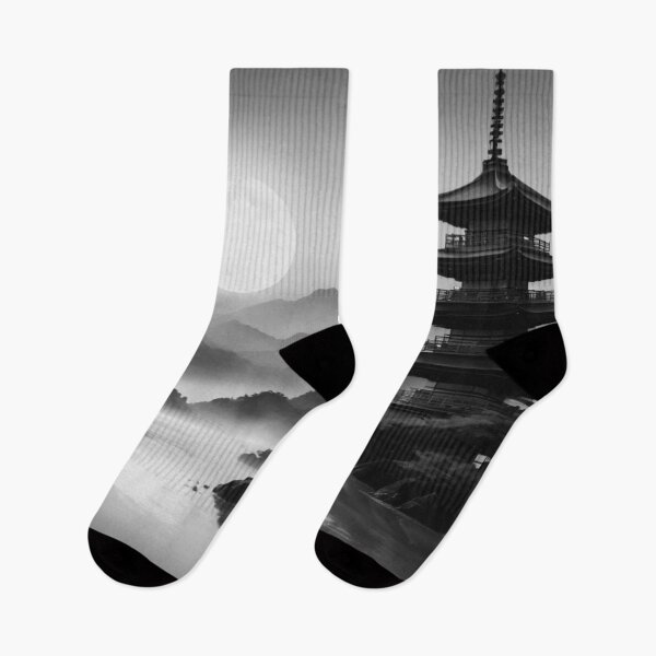 Item preview, "Ink Serenity: Unisex Japanese Artwear for Modern Expression" designed and sold by FashionAlchemy.