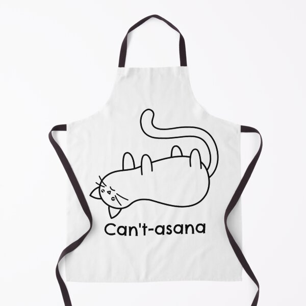 Item preview, Cat in Savasana Pose: Can't-asana designed and sold by LyricsWear.