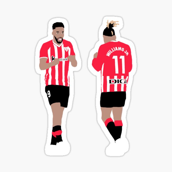 Vista previa del artículo con la obra «Nico e Iñaki Williams - Athletic de Bilbao», diseñado y vendido por Rhys40.