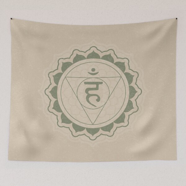 Item preview, Throat Chakra Mandala - Dove + Sage designed and sold by Irene Estelle.