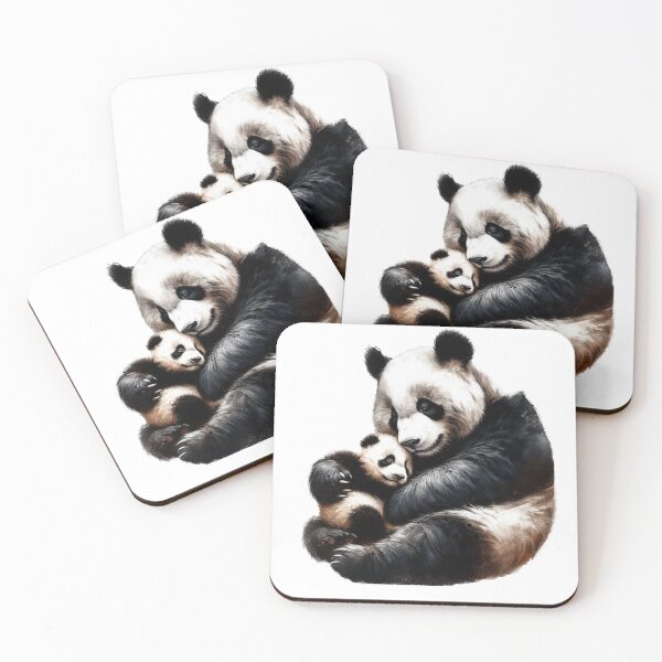 Item preview, “A story of tenderness between a mother panda and her cub” designed and sold by CHRIST5000.