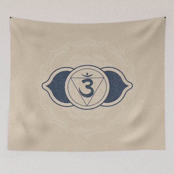 Item preview, Third Eye Chakra Mandala - Dove + Dusk designed and sold by Irene Estelle.