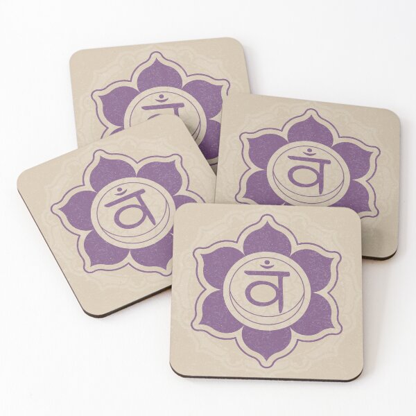 Item preview, Sacral Chakra Mandala - Dove + Plum designed and sold by Irene Estelle.