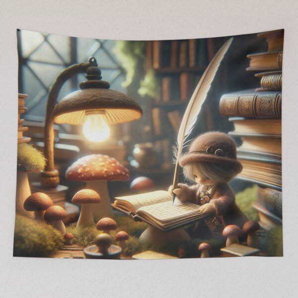 Item preview, small librarian designed and sold by Random Designs.