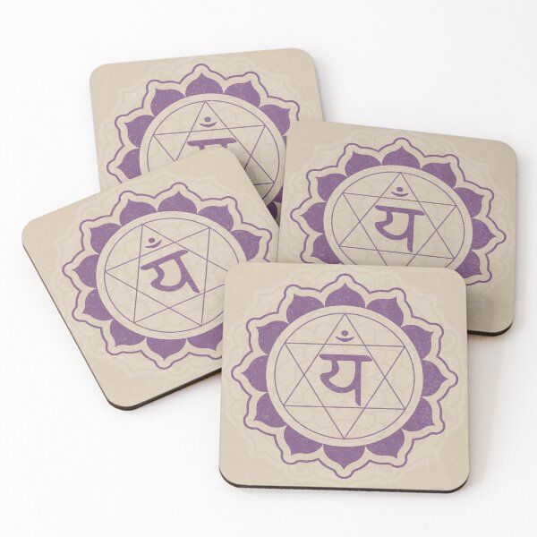 Item preview, Heart Chakra Mandala - Dove + Plum designed and sold by Irene Estelle.