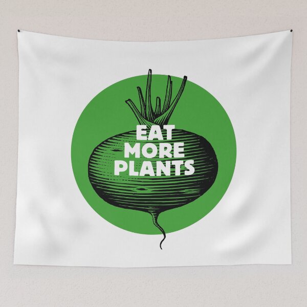 Item preview, Eat more plants 1 designed and sold by Nanika-akimoto.