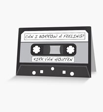 Kirk Van Houten Tape Greeting Card