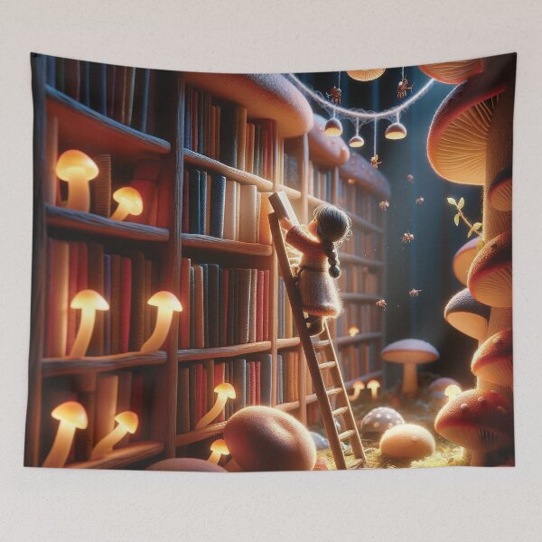 Item preview, mini librarian designed and sold by Random Designs.