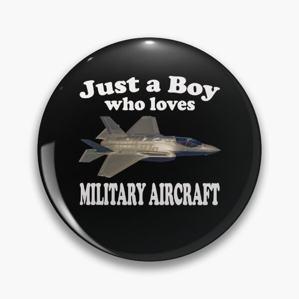 Item preview, Just A Boy Who Loves F-35 Lightning II Military Aircraft Fighter Pilot Aviator designed and sold by ArtStudioKY.