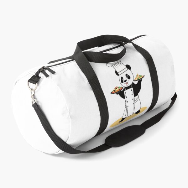 Item preview, Panda chef presenting food designed and sold by twisted-dot.