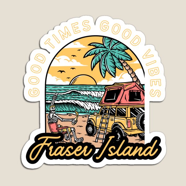 Item preview, Fraser Island, Queensland, Australia (K'gari) designed and sold by PurrfectionMeow.
