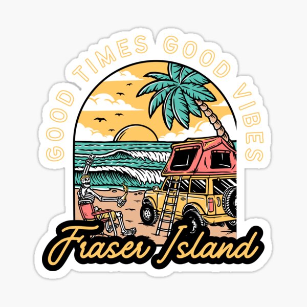 Item preview, Fraser Island, Queensland, Australia (K'gari) designed and sold by PurrfectionMeow.