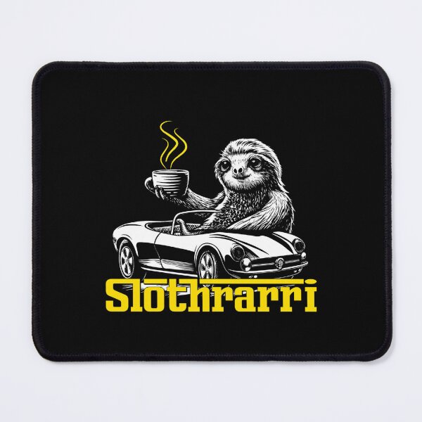 Item preview, Sloth Slothrarri Ferrari funny parody meme designed and sold by Inayvision.