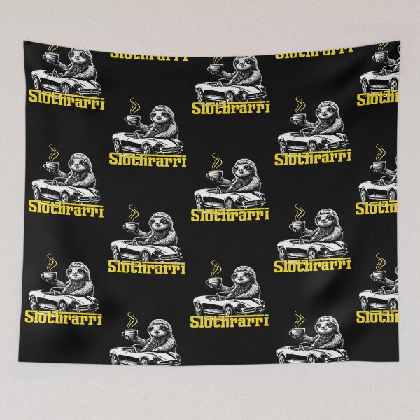Item preview, Sloth Slothrarri Ferrari funny parody meme designed and sold by Inayvision.