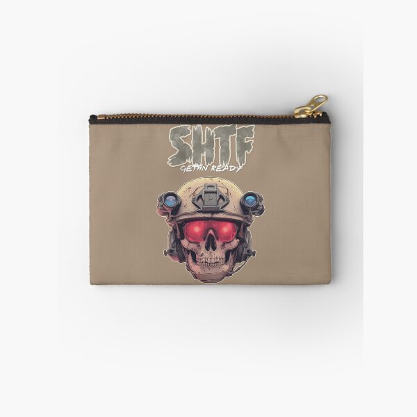 Item preview, SHTF Gettin Ready Preppers Essential Survival Skull Soldier Night Vision designed and sold by GregInJapanShop.