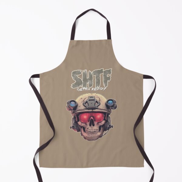 Item preview, SHTF Gettin Ready Preppers Essential Survival Skull Soldier Night Vision designed and sold by GregInJapanShop.