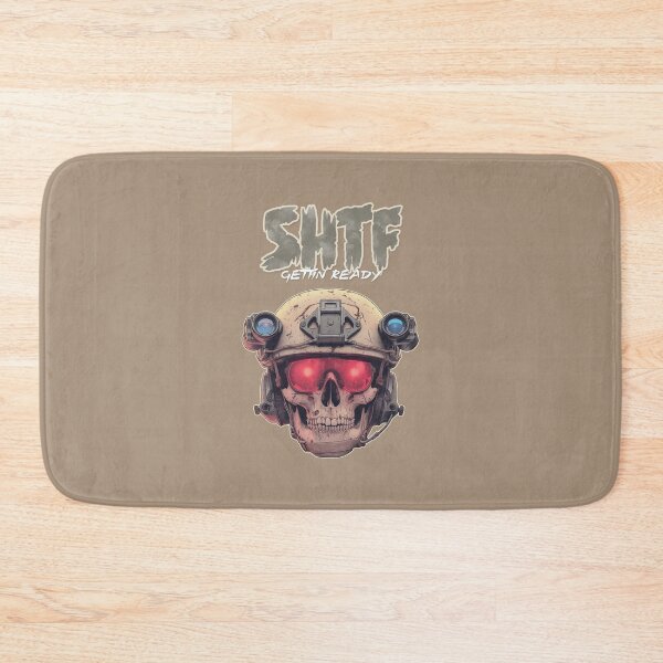 Item preview, SHTF Gettin Ready Preppers Essential Survival Skull Soldier Night Vision designed and sold by GregInJapanShop.