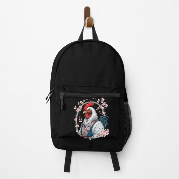 Item preview, Samurai image rooster vintage martial arts aesthetic designed and sold by LuminOrb.